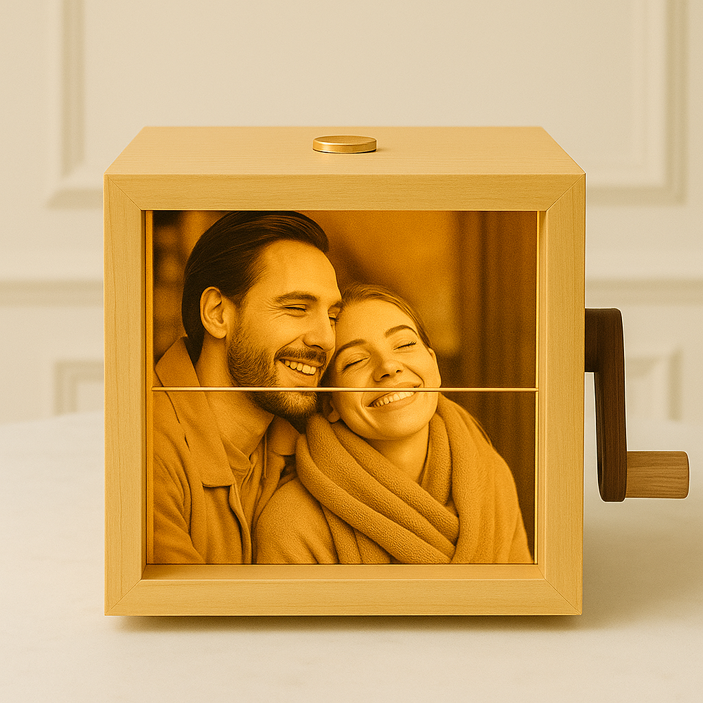 Boite à Photos Personalisede Rotative