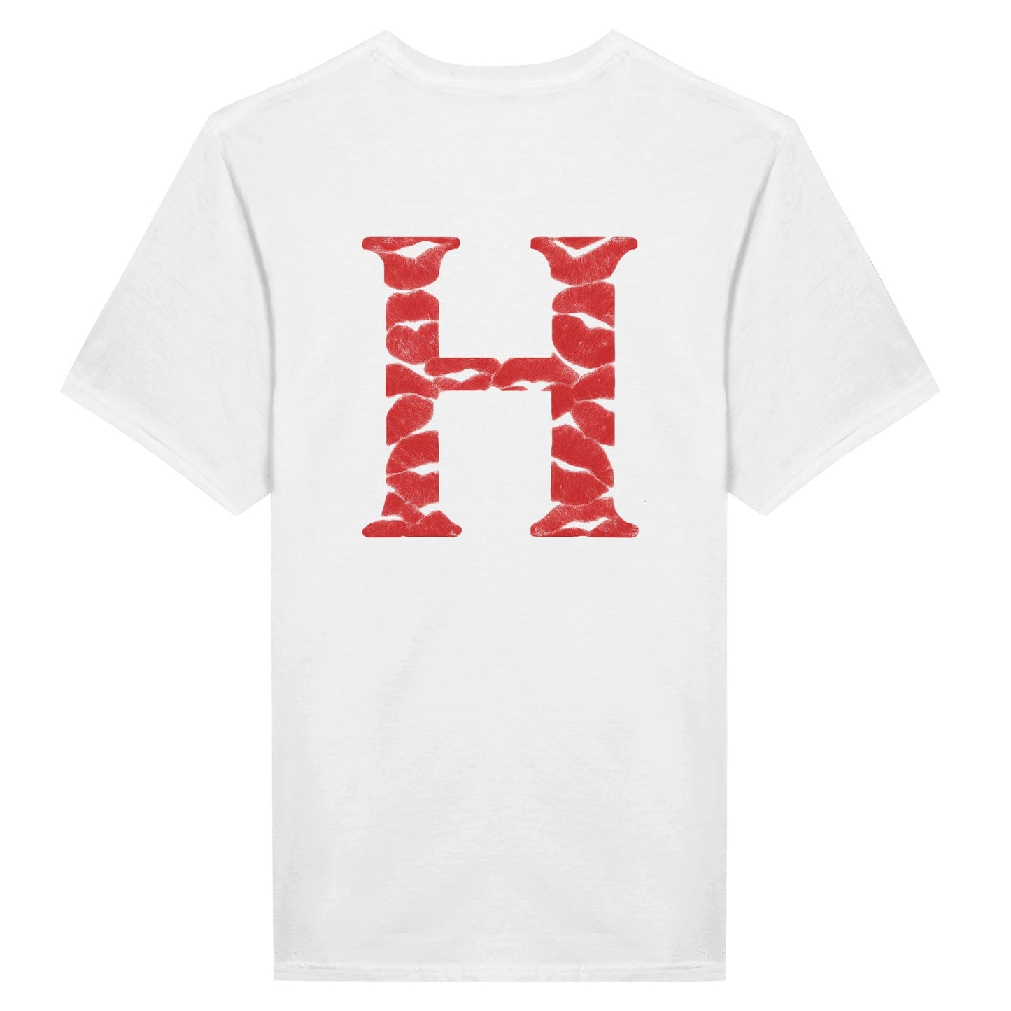 T-shirt Bisous avec Initiale