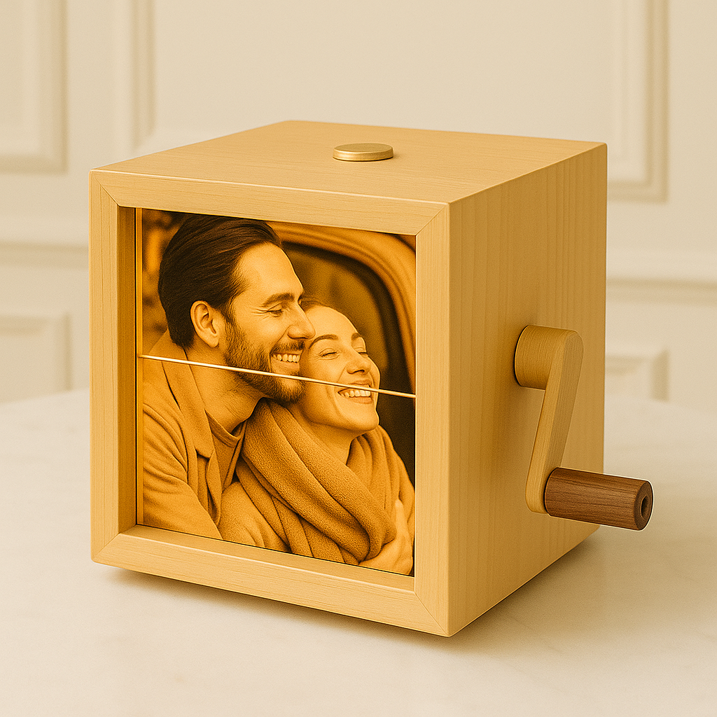 Boite à Photos Personalisede Rotative