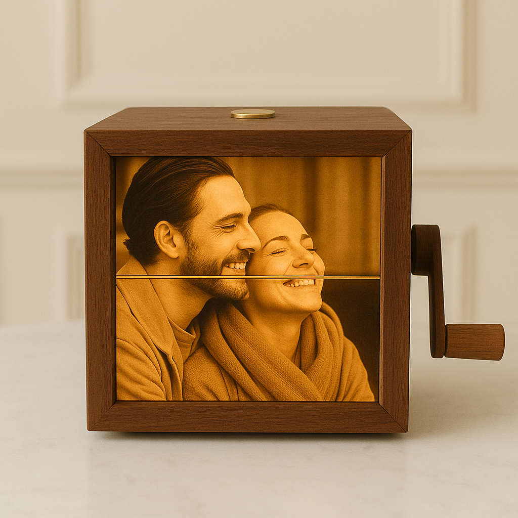 Boite à Photos Personalisede Rotative